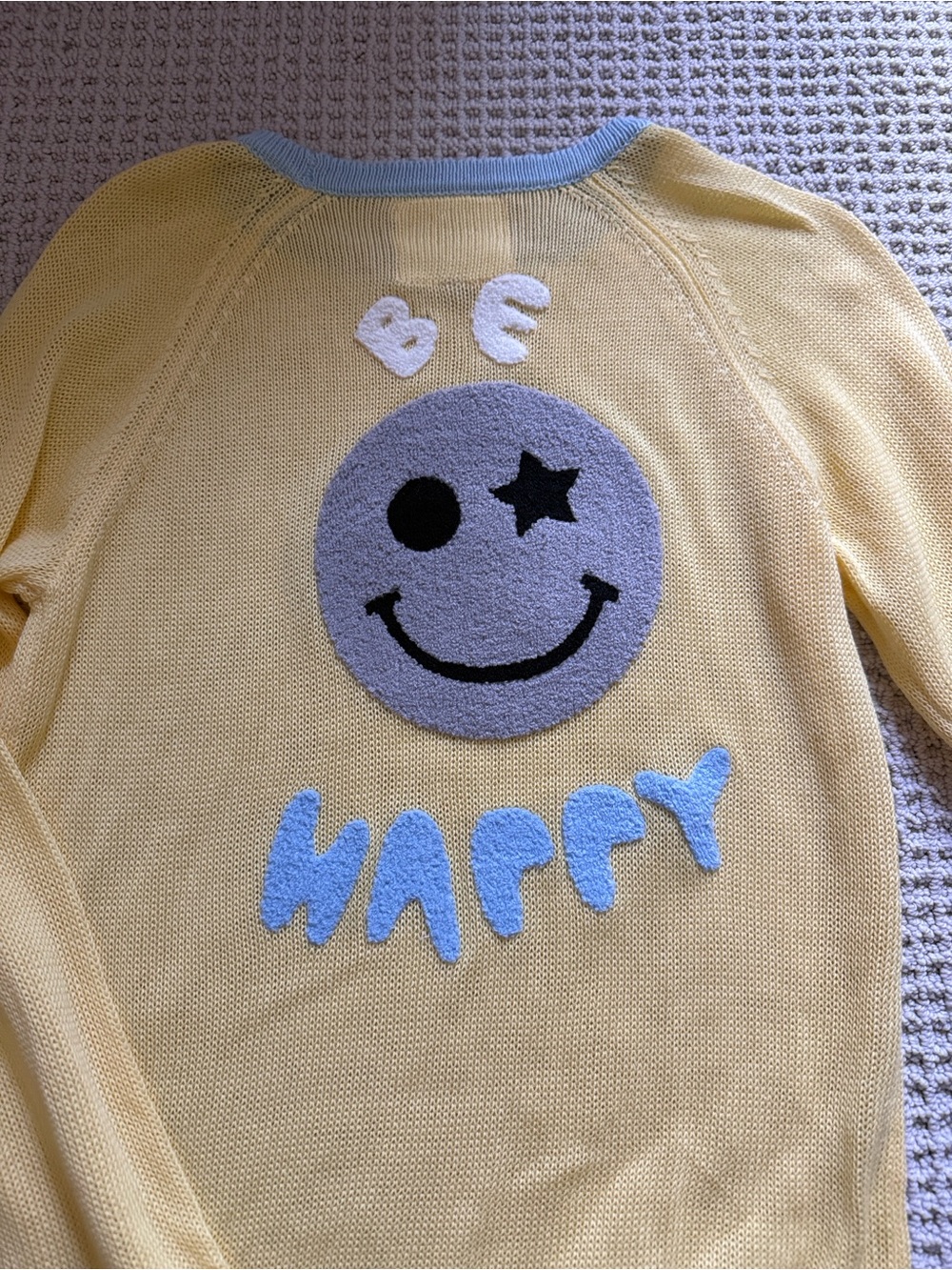 Just Madison women’s knit sweater with embroidery. Size s